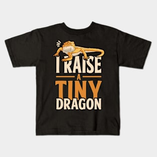 Lizard Bearded Dragon Reptile Kids T-Shirt